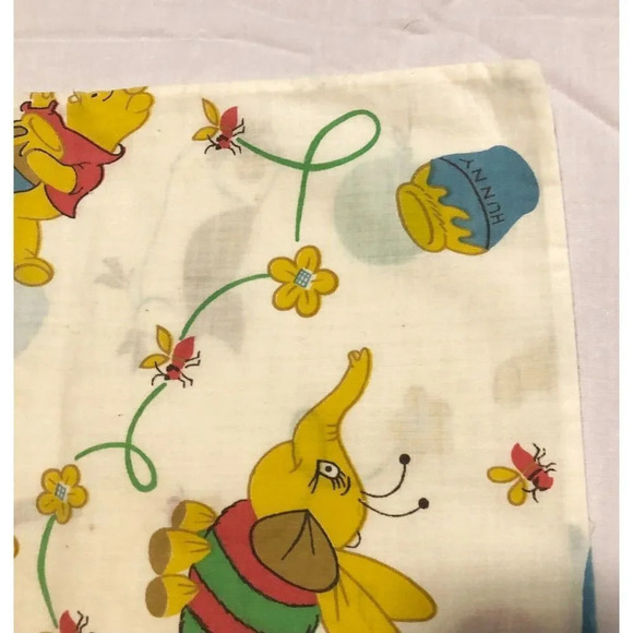 Vintage Winnie The Pooh Pillow Case Eeyore Kanga Owl - Picture 14 of 16